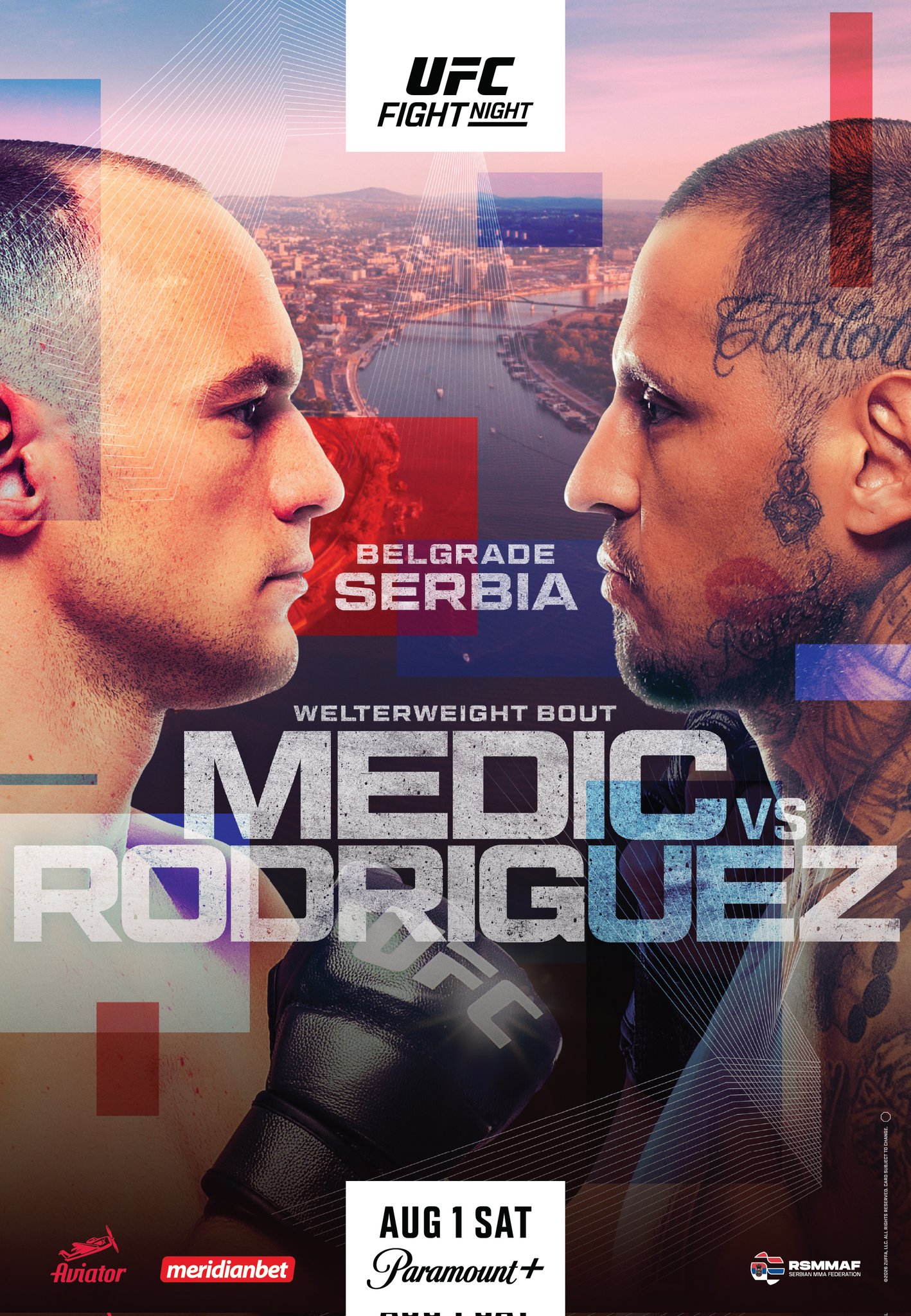 UFC Fight Night 283 Medić vs Rodriguez