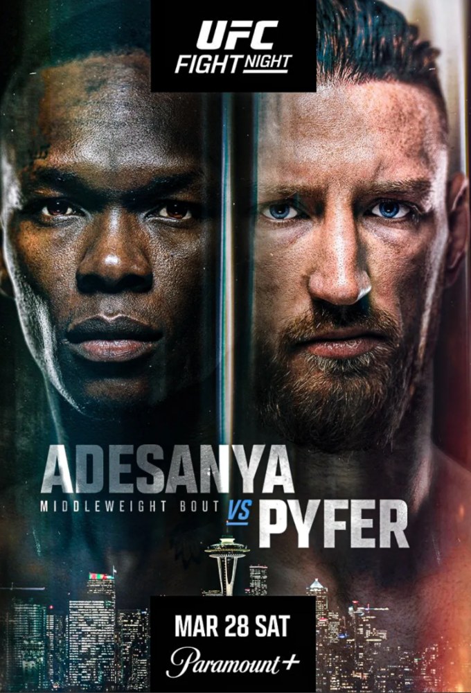 UFC Fight Night 271 Adesanya vs Pyfer