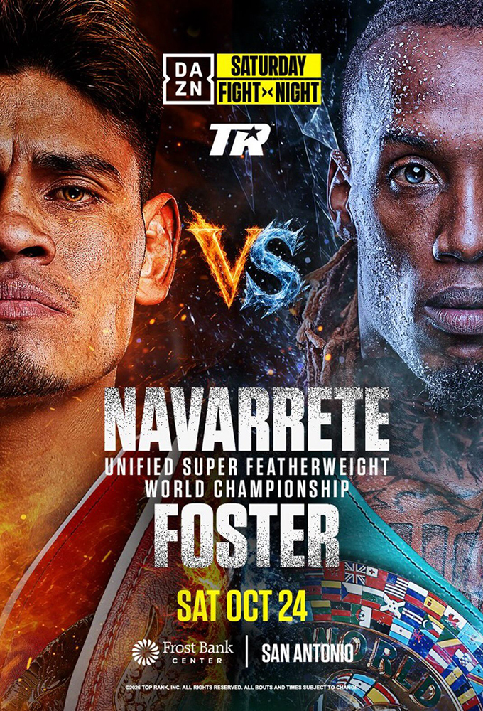 Emanuel Navarrete vs O'Shaquie Foster poster
