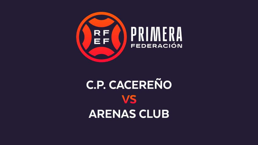 Cacereño vs Arenas Club event artwork