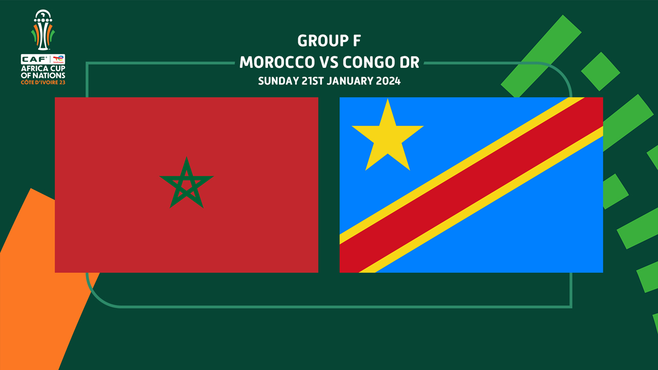 Morocco vs Congo DR Full Match 21 Jan 2024