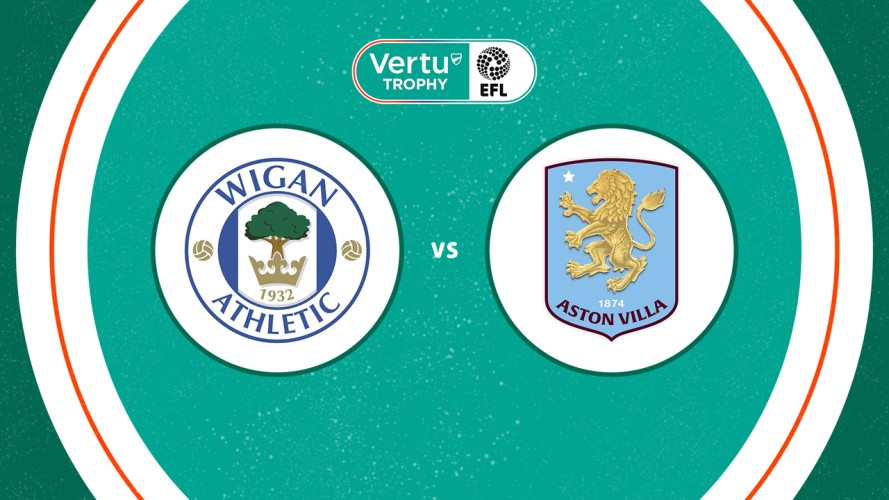 Wigan Athletic vs Aston Villa U21 event artwork