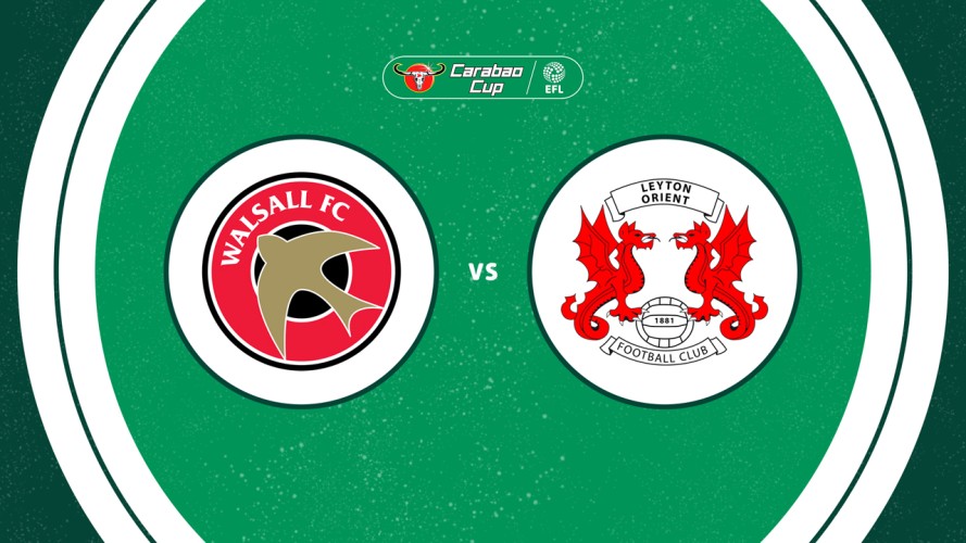 Walsall vs Leyton Orient event artwork