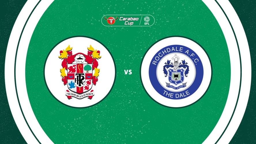 Tranmere Rovers vs Rochdale event artwork