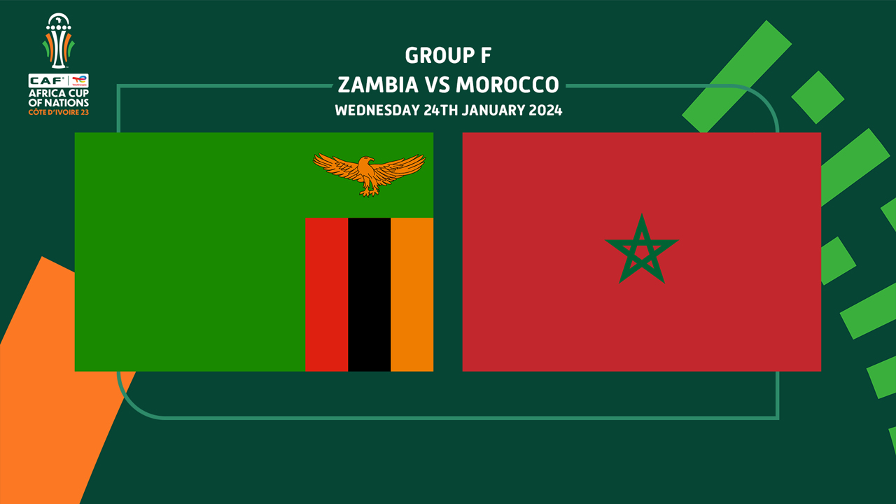 Full Match: Zambia vs Morocco
