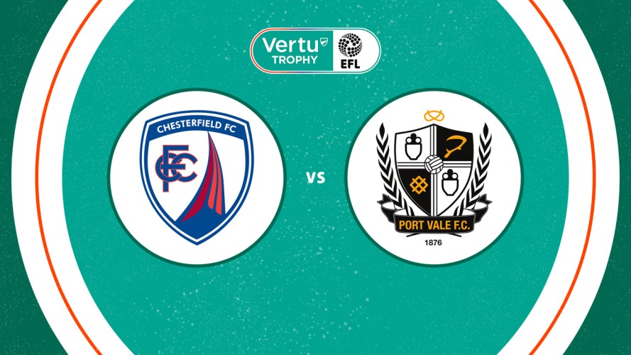 Chesterfield vs Port Vale event artwork