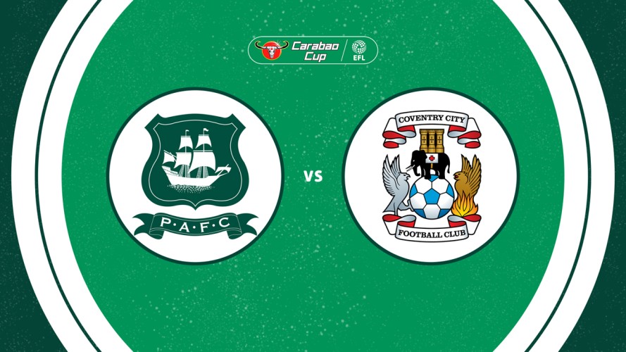Plymouth Argyle vs Coventry City event artwork