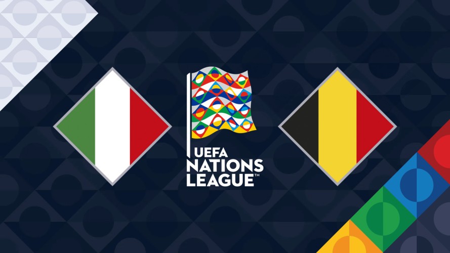 Italy vs Belgium event artwork