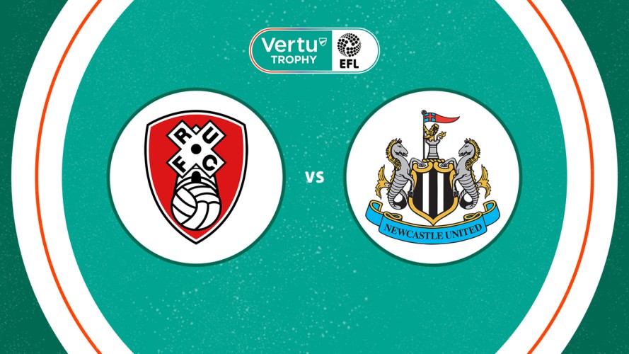 Rotherham United vs Newcastle United U21 event artwork