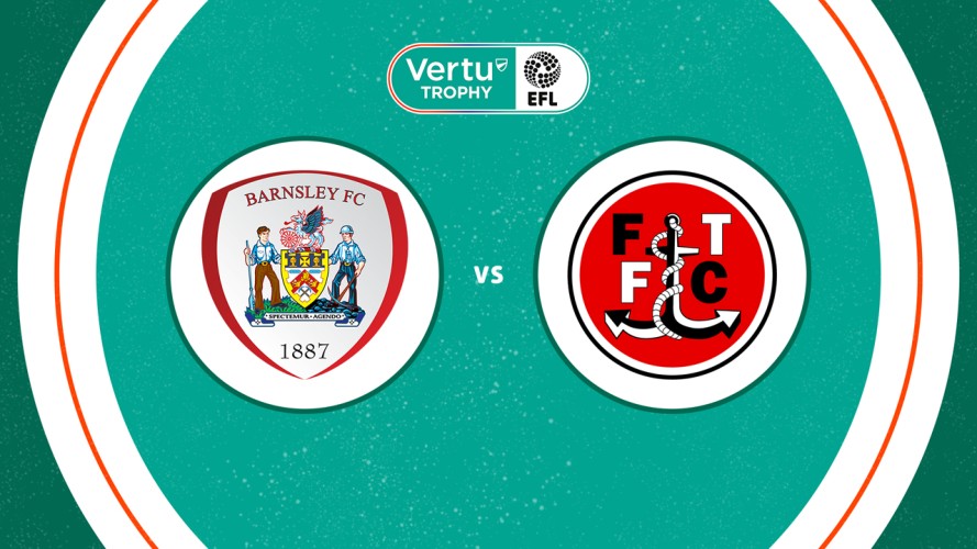 Barnsley vs Fleetwood Town event artwork