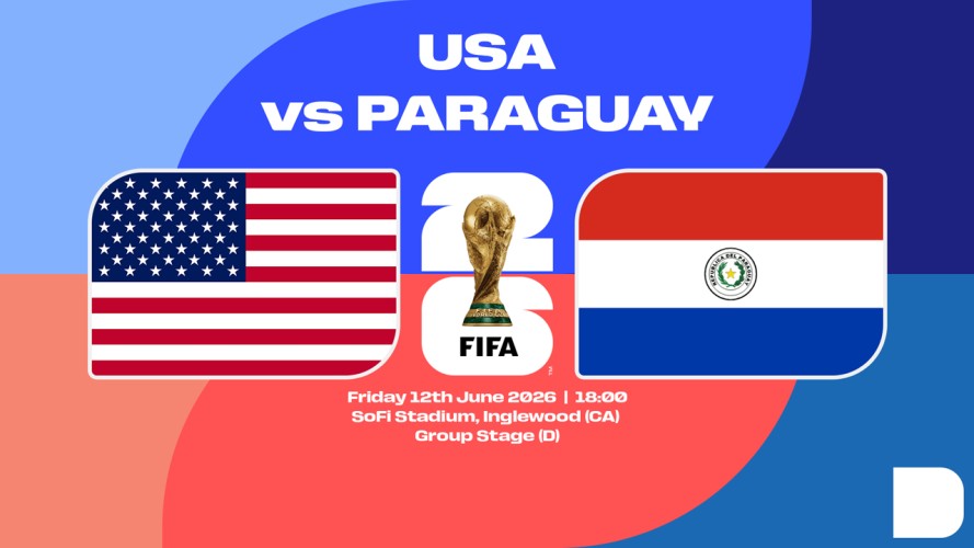 USA vs Paraguay event artwork