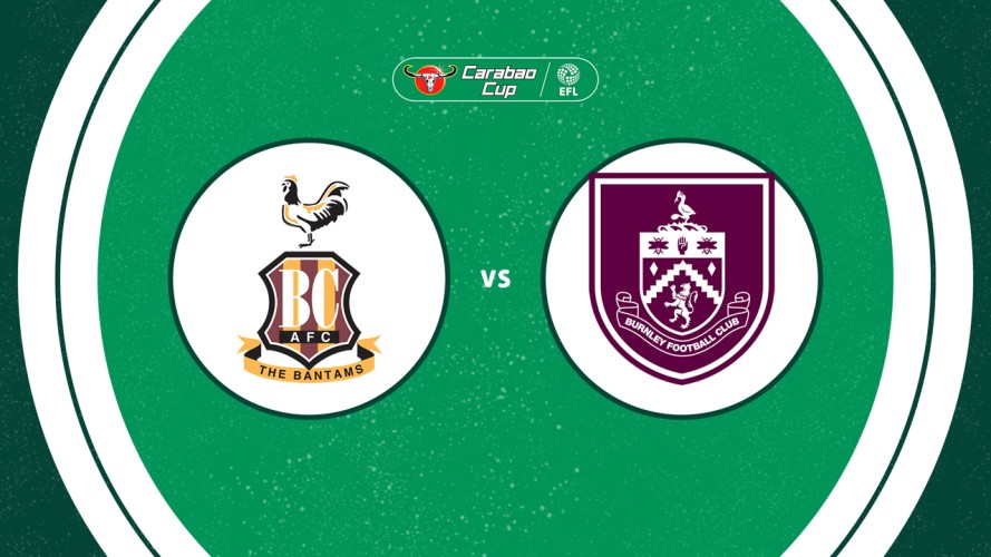Bradford City vs Burnley event artwork