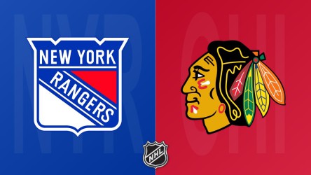 Chicago Blackhawks vs New York Rangers thumbnail artwork
