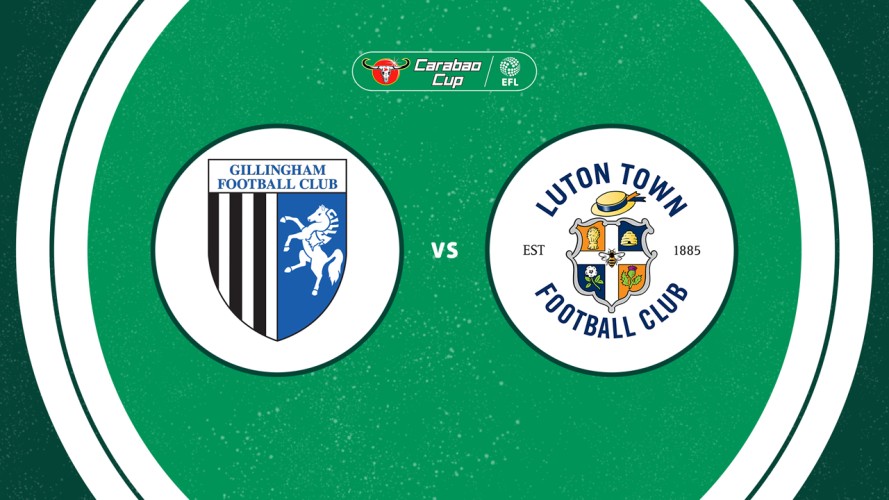 Gillingham vs Luton Town event artwork