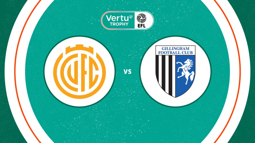 Cambridge United vs Gillingham event artwork