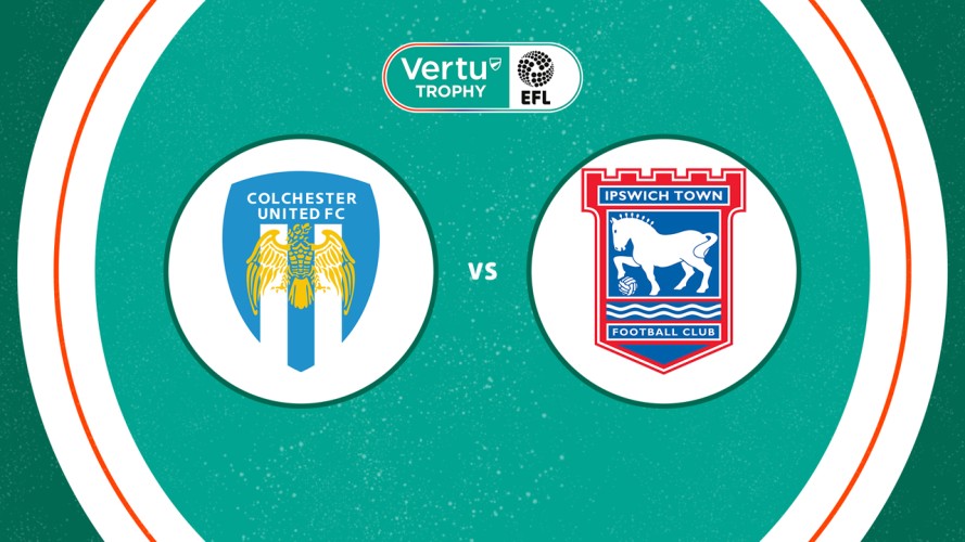 Colchester United vs Ipswich Town U21 event artwork
