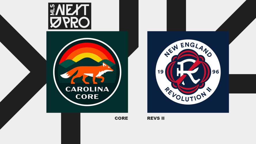 Carolina Core vs New England Revolution II event artwork