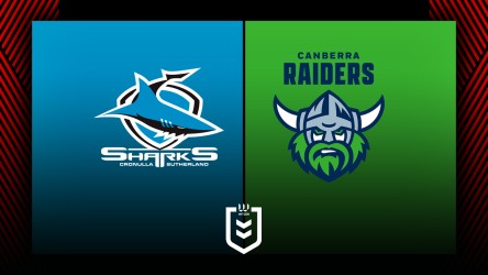 Cronulla Sharks vs Canberra Raiders thumbnail artwork