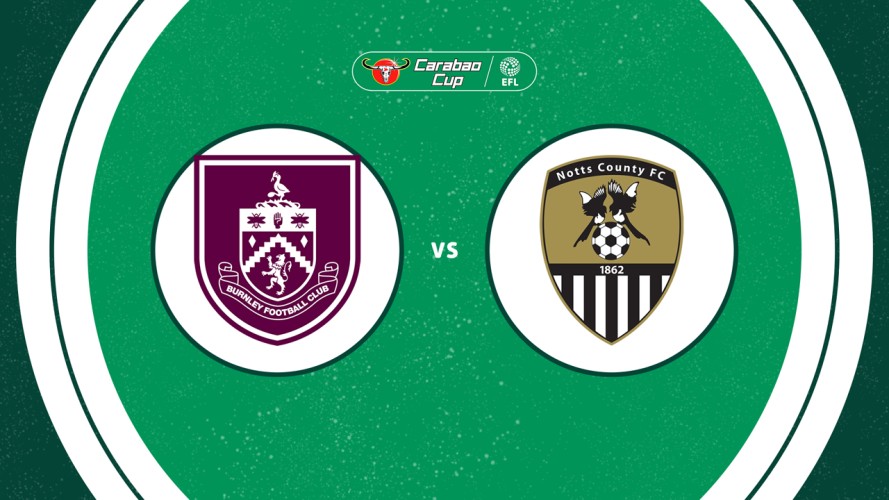 Burnley vs Notts County event artwork
