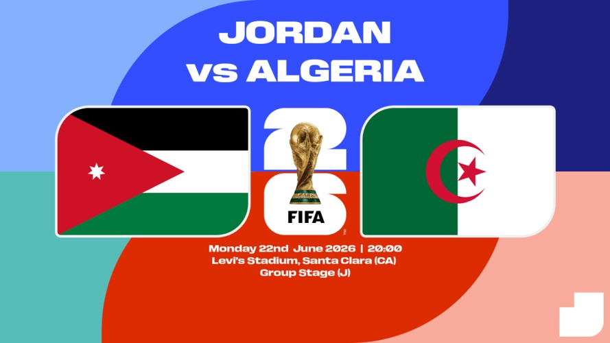 Jordan vs Algeria event artwork