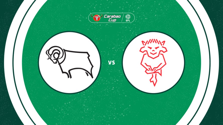 Derby County vs Lincoln City event artwork
