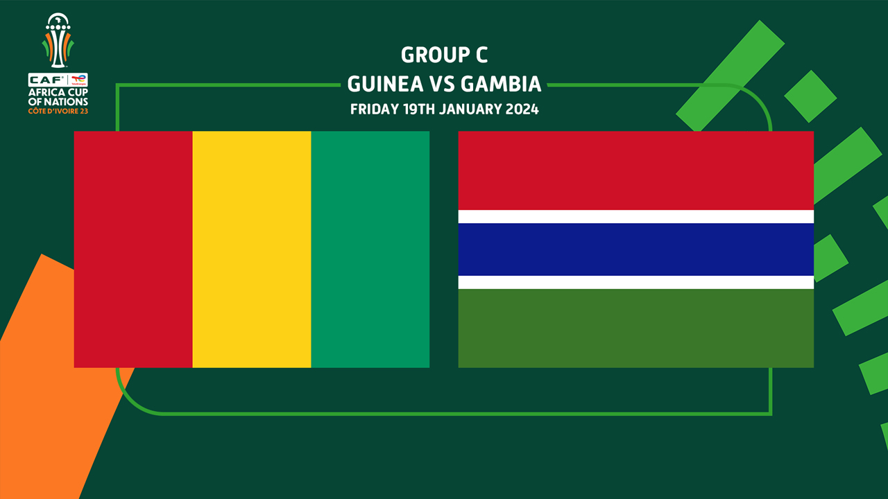Guinea vs Gambia Full Match 19 Jan 2024