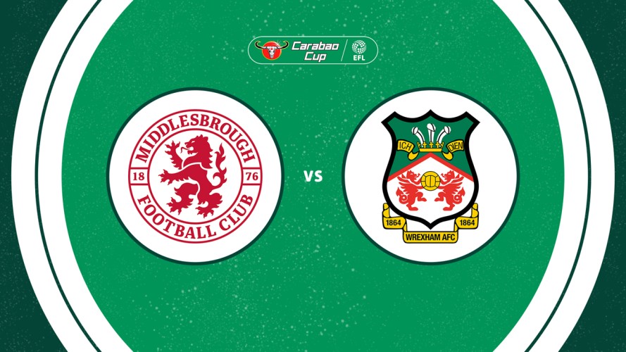 Middlesbrough vs Wrexham event artwork