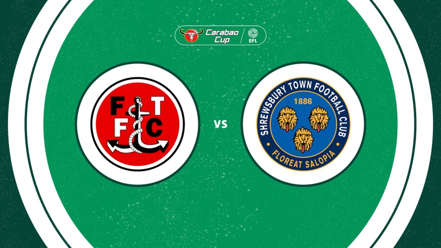 Fleetwood Town vs Shrewsbury Town event artwork