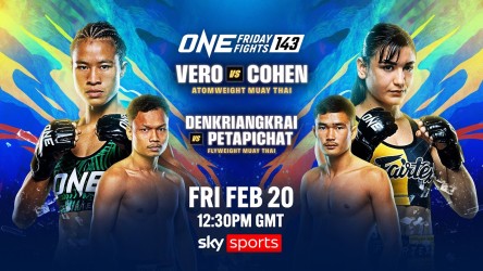 ONE Friday Fights 143 Vero vs Cohen ONE Friday Fights 143 Vero vs Cohen thumbnail artwork