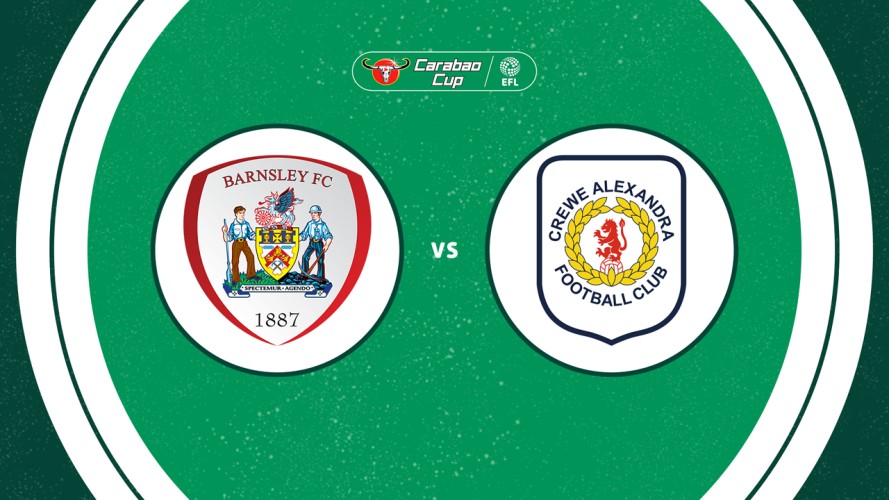 Barnsley vs Crewe Alexandra event artwork
