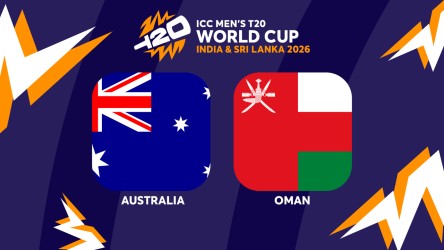 Australia Cricket vs Oman Cricket thumbnail artwork