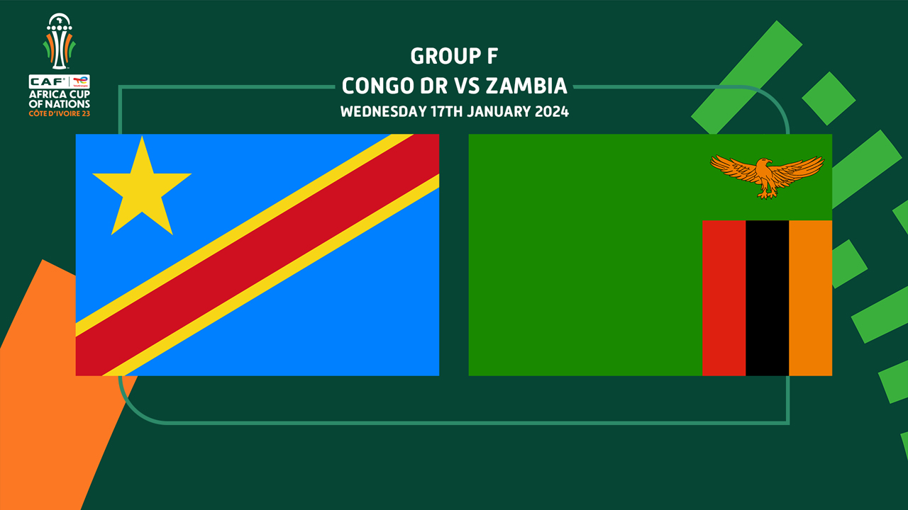 Congo DR vs Zambia Full Match 17 Jan 2024