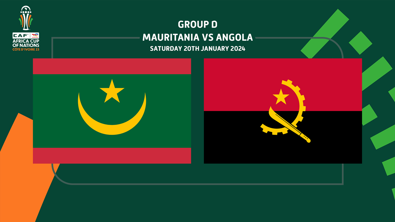 Mauritania vs Angola Full Match 20 Jan 2024