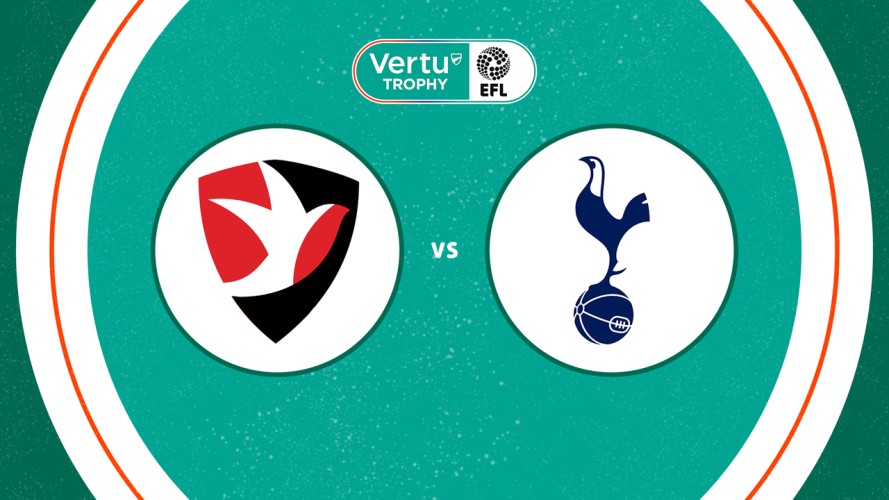 Cheltenham Town vs Tottenham Hotspur U21 event artwork