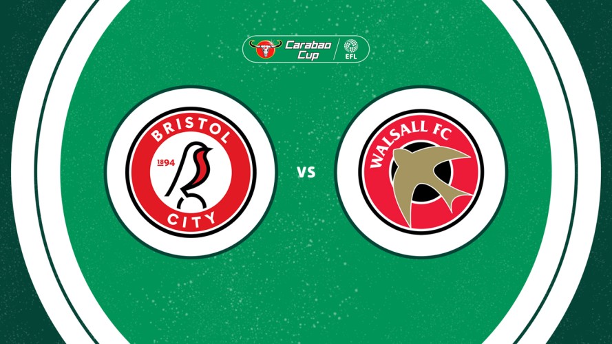 Bristol City vs Walsall event artwork