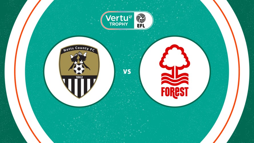 Notts County vs Nottingham Forest U21 event artwork