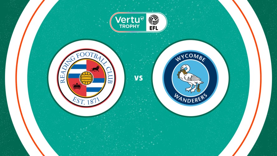 Reading vs Wycombe Wanderers event artwork