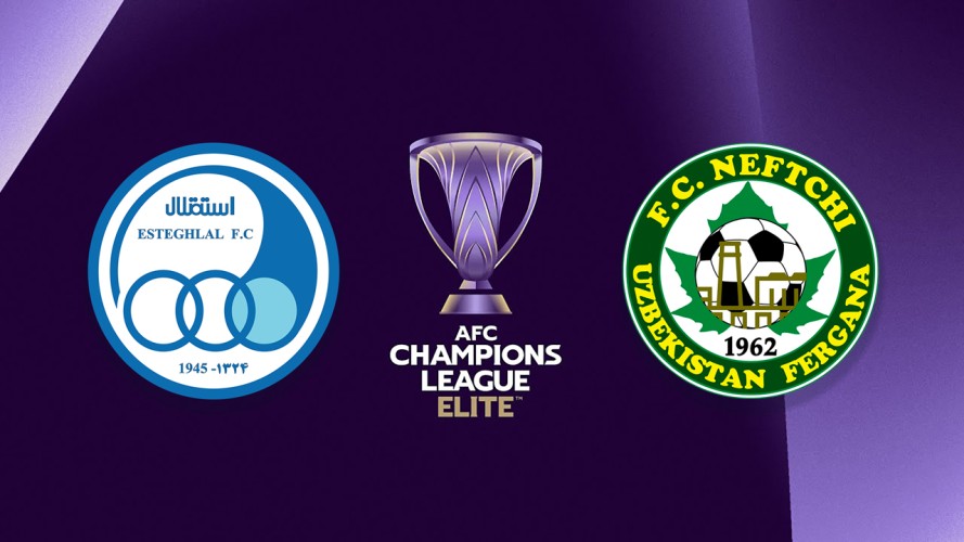Esteghlal vs Neftchi Fergana event artwork