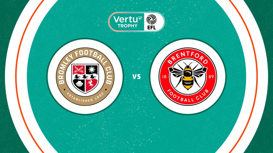 Bromley vs Brentford U21 event artwork