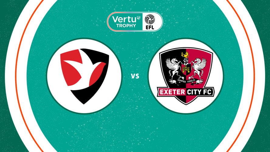 Cheltenham Town vs Exeter City event artwork