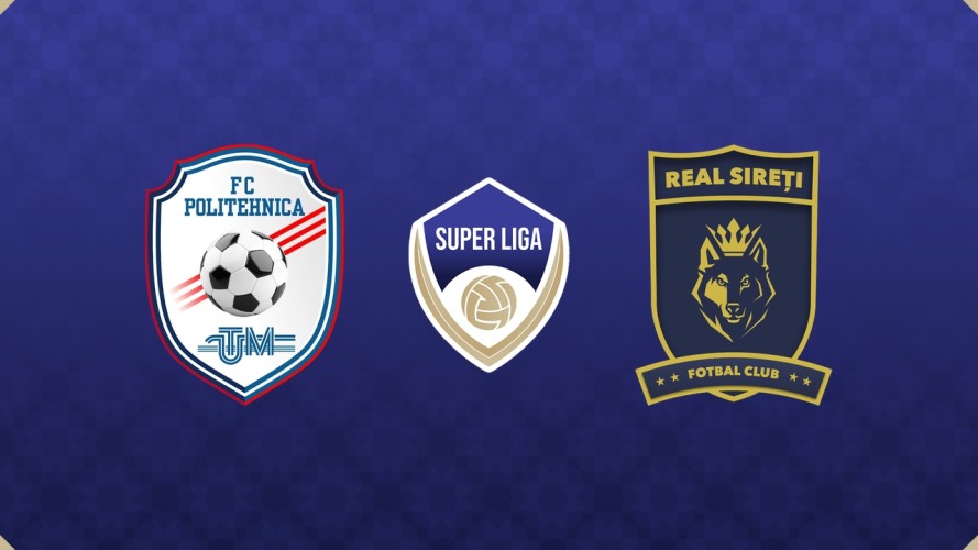 Politehnica UTM vs Real Sireți event artwork