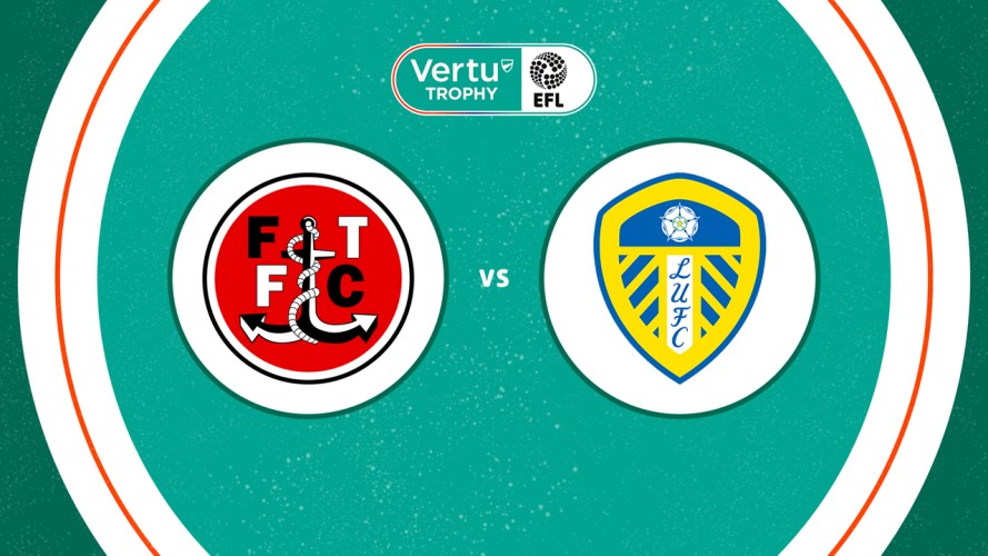Fleetwood Town vs Leeds United U21 event artwork