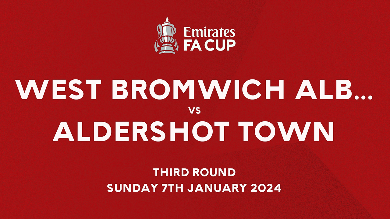 West Brom vs Aldershot Town Full Match 07 Jan 2024