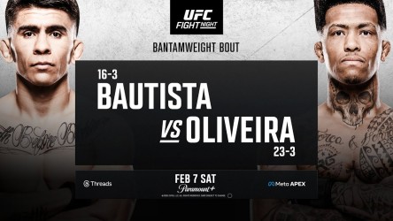 UFC Fight Night 266 Bautista vs Oliveira thumbnail artwork