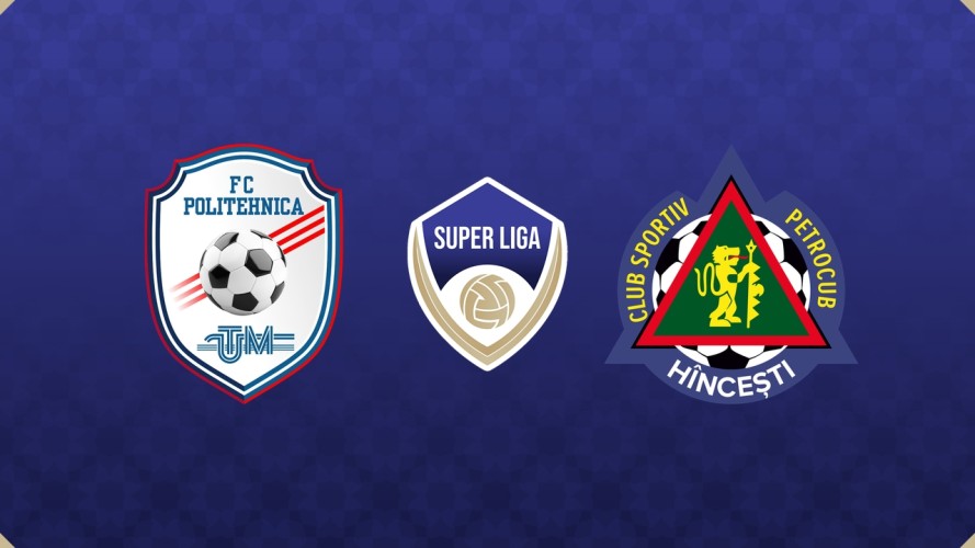 Politehnica UTM vs Petrocub Hîncești event artwork