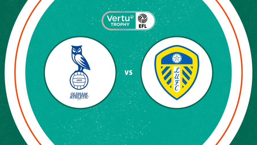 Oldham Athletic vs Leeds United U21 event artwork