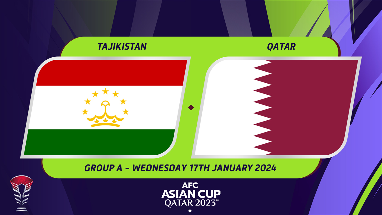 Tajikistan vs Qatar Full Match 17 Jan 2024