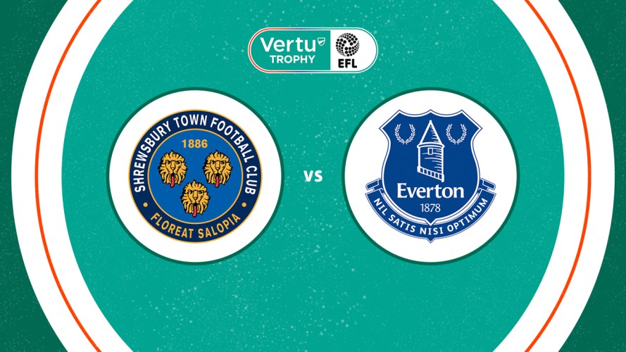 Shrewsbury Town vs Everton U21 event artwork