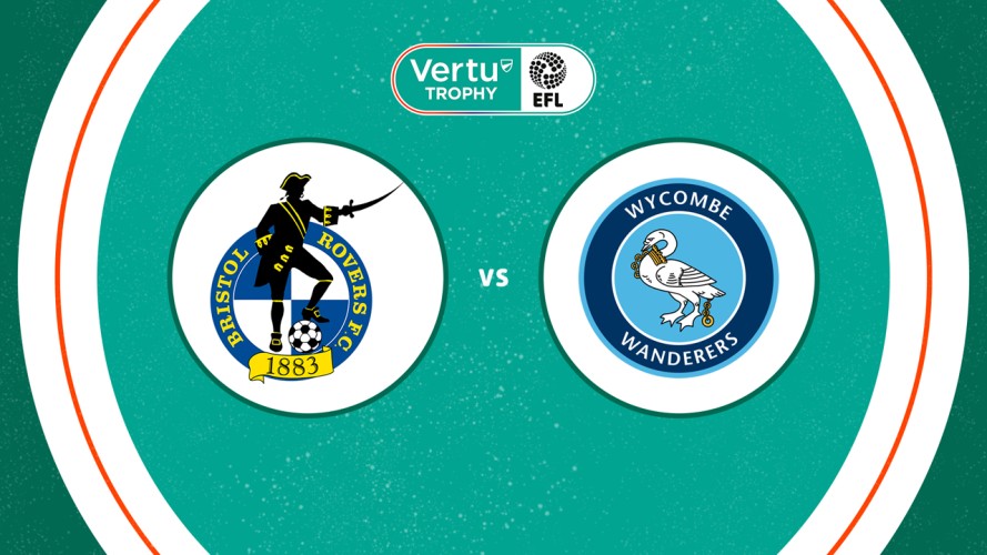 Bristol Rovers vs Wycombe Wanderers event artwork