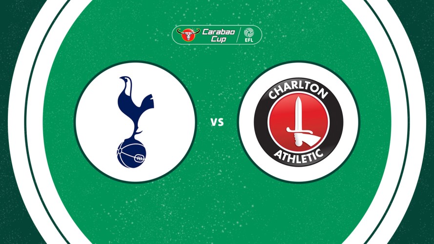 Tottenham Hotspur vs Charlton Athletic event artwork